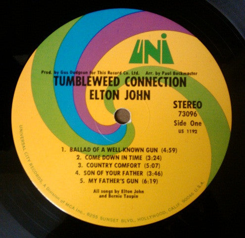 Elton John - Tumbleweed Connection - LP