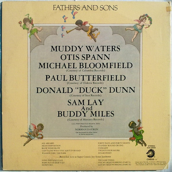 Muddy Waters / Otis Spann / Michael Bloomfield* / Paul Butterfield / Donald "Duck" Dunn / Sam Lay / Buddy Miles - Fathers And Sons - LP