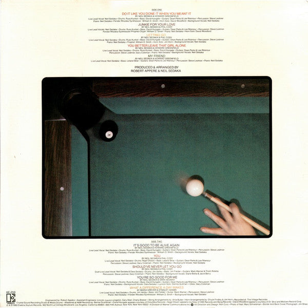 Neil Sedaka - In The Pocket - LP