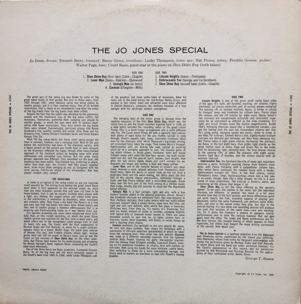 Jo Jones - The Jo Jones Special - LP