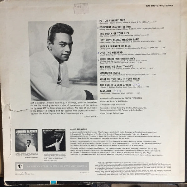 Johnny Mathis - This Is Love - LP