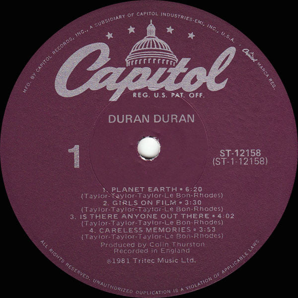 Duran Duran - Duran Duran - LP