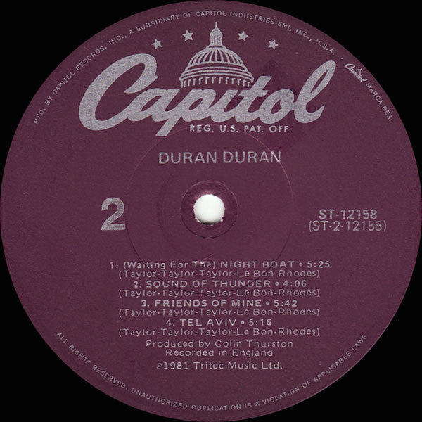 Duran Duran - Duran Duran - LP