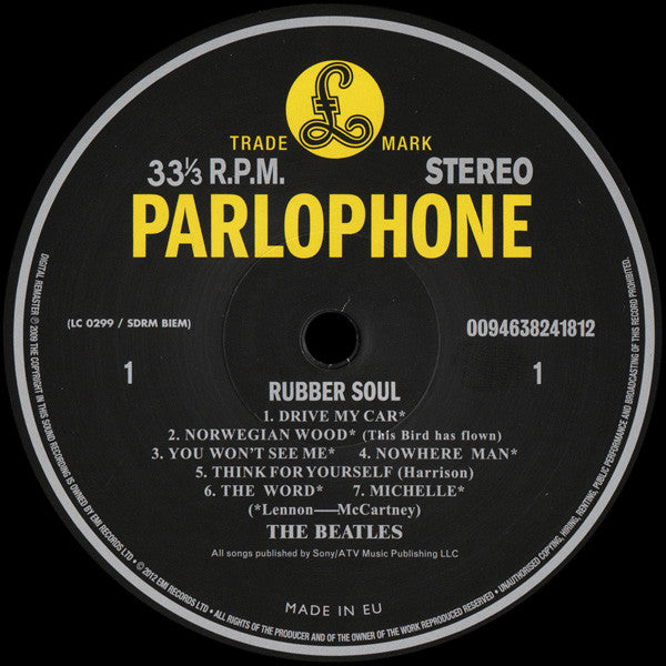 The Beatles - Rubber Soul - LP