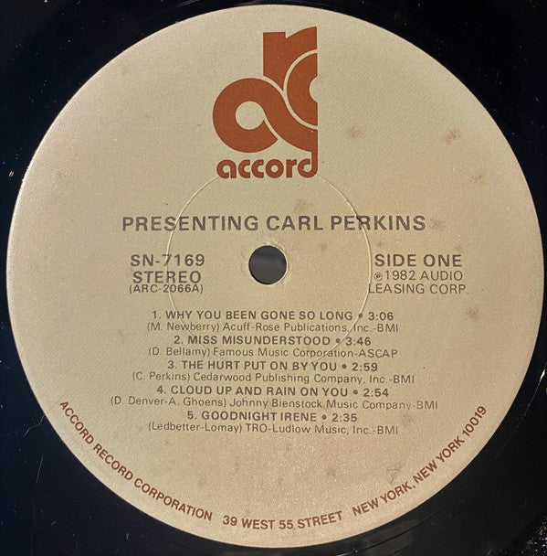 Carl Perkins - Presenting Carl Perkins - LP