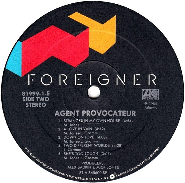 Foreigner - Agent Provocateur - LP