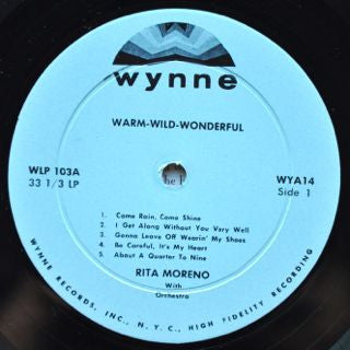 Rita Moreno - Warm, Wild Wonderful - LP