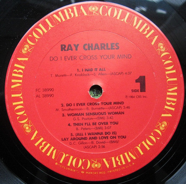 Ray Charles - Do I Ever Cross Your Mind - LP