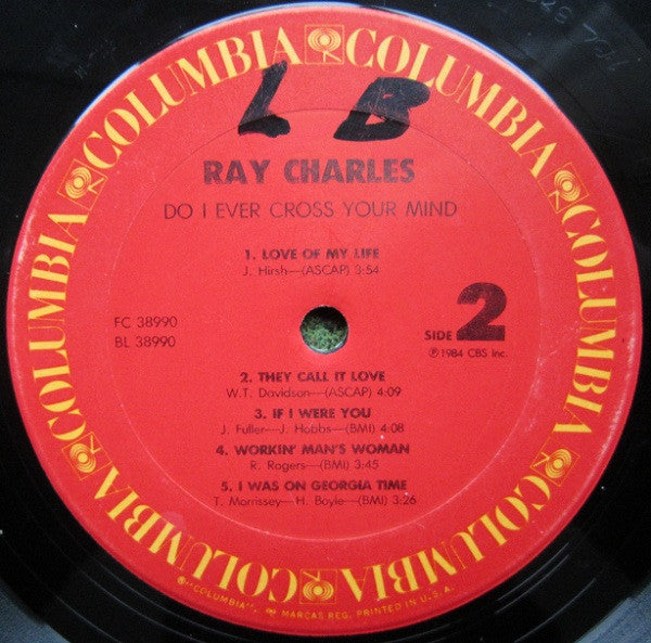 Ray Charles - Do I Ever Cross Your Mind - LP