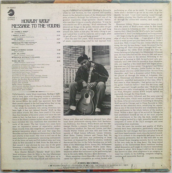 Howlin' Wolf - Message To The Young - LP