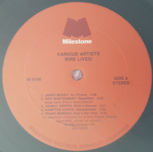 Various - Bird Lives! Music Of Charlie Parker - LP
