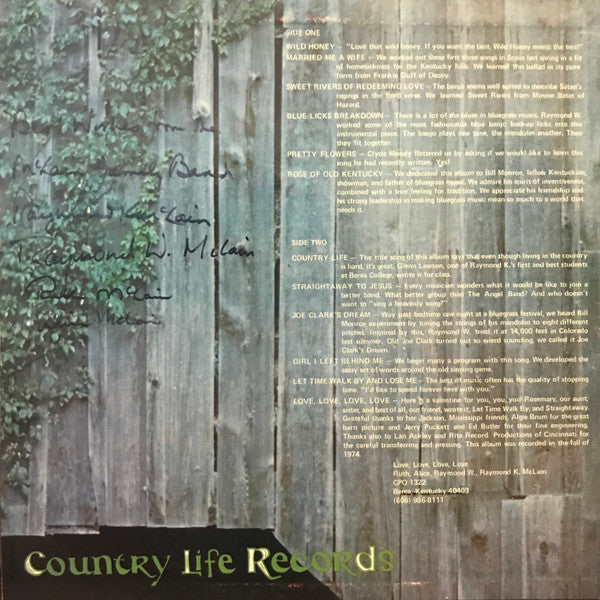 The McLain Family Band - Country Life - LP