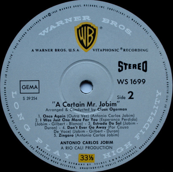 Antonio Carlos Jobim - A Certain Mr. Jobim - LP