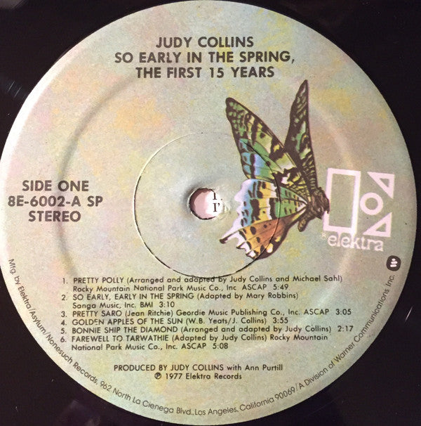 Judy Collins - So Early In The Spring, The First 15 Years - LP