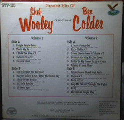 Sheb Wooley And Ben Colder - Greatest Hits Of Sheb Wooley Or Do You Say Ben Colder - LP