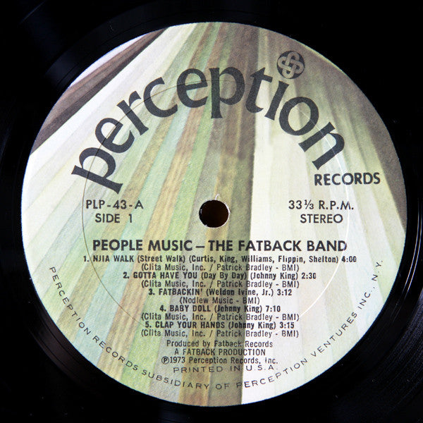 The Fatback Band - People Music - LP