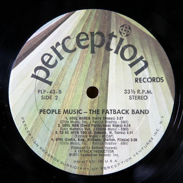 The Fatback Band - People Music - LP