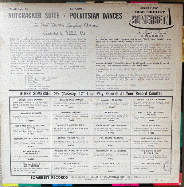 Nord Deutsches Symphony* - The Nutcracker Suite / The Polovetzki Dances From Prince Igor - LP