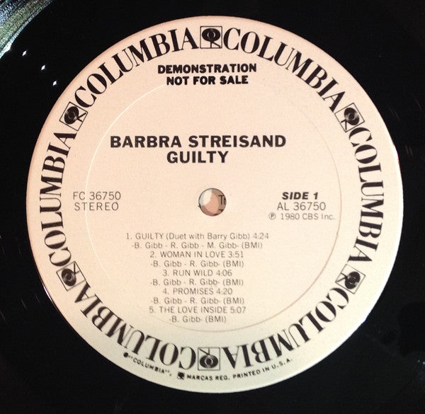 Barbra Streisand - Guilty - LP