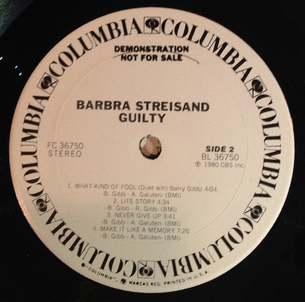 Barbra Streisand - Guilty - LP