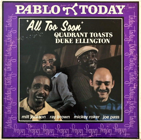 Quadrant Toasts Duke Ellington - All Too Soon - LP