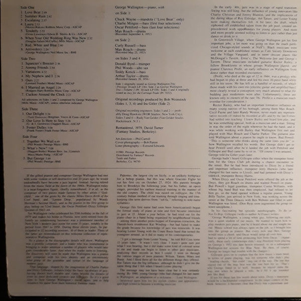 George Wallington - Our Delight - LP