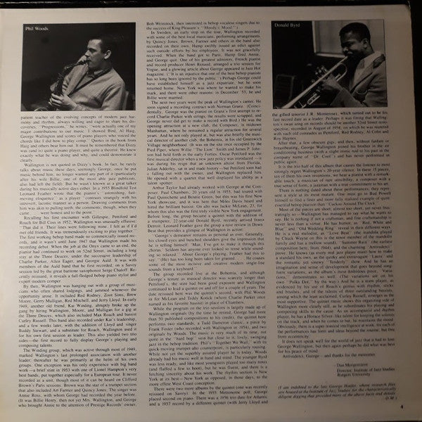 George Wallington - Our Delight - LP