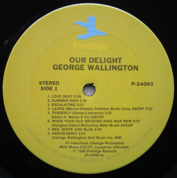 George Wallington - Our Delight - LP