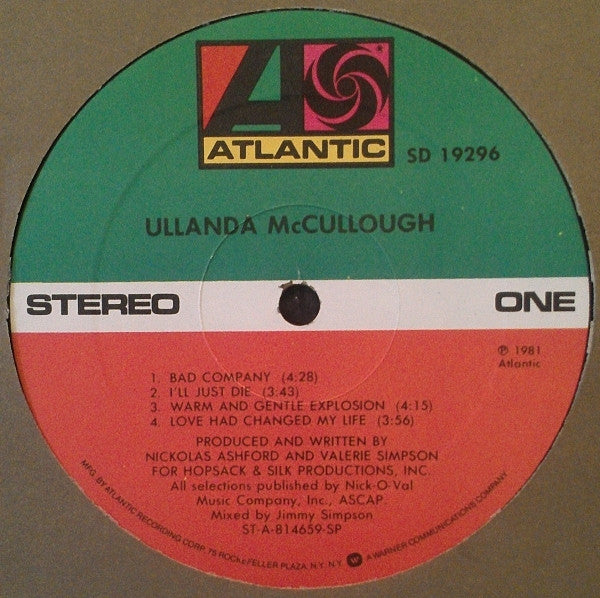 Ullanda McCullough - Ullanda McCullough - LP