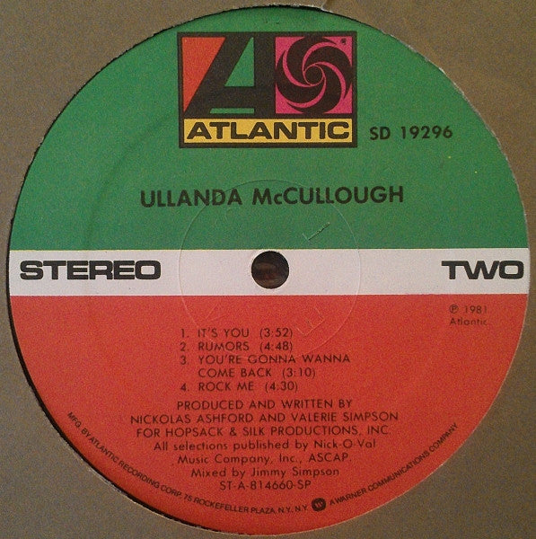 Ullanda McCullough - Ullanda McCullough - LP