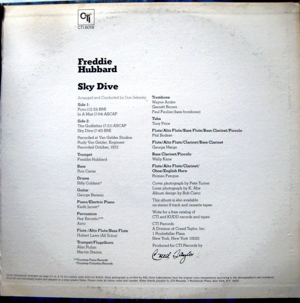 Freddie Hubbard - Sky Dive - LP
