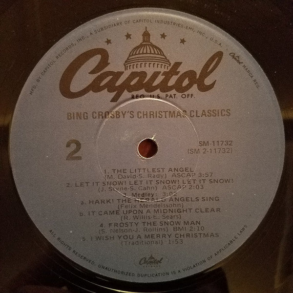 Bing Crosby - Bing Crosby's Christmas Classics - LP