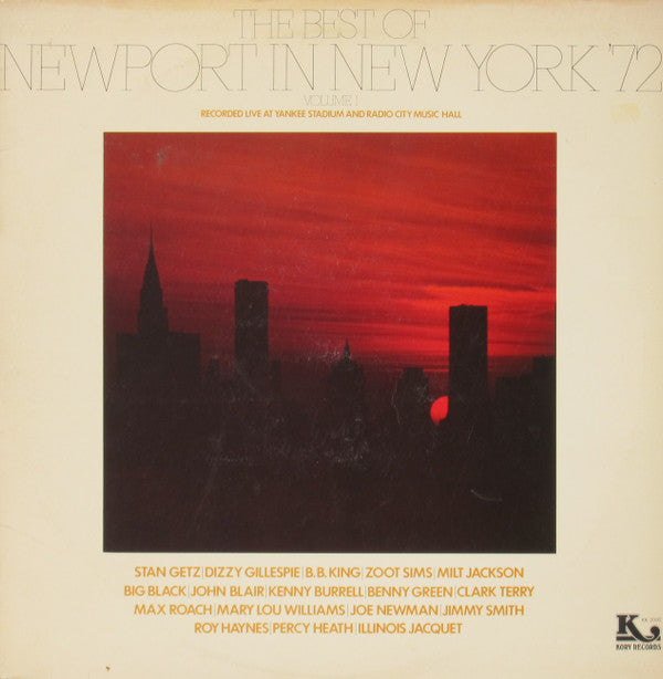 Various - The Best Of Newport In New York '72 (Volume 1) - LP