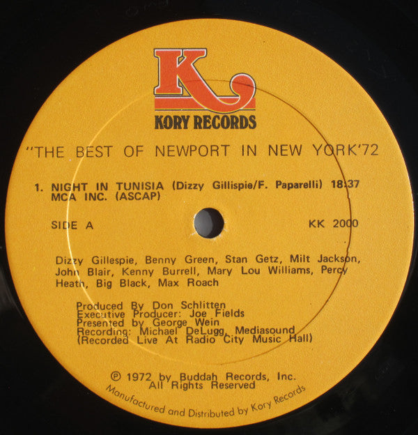Various - The Best Of Newport In New York '72 (Volume 1) - LP