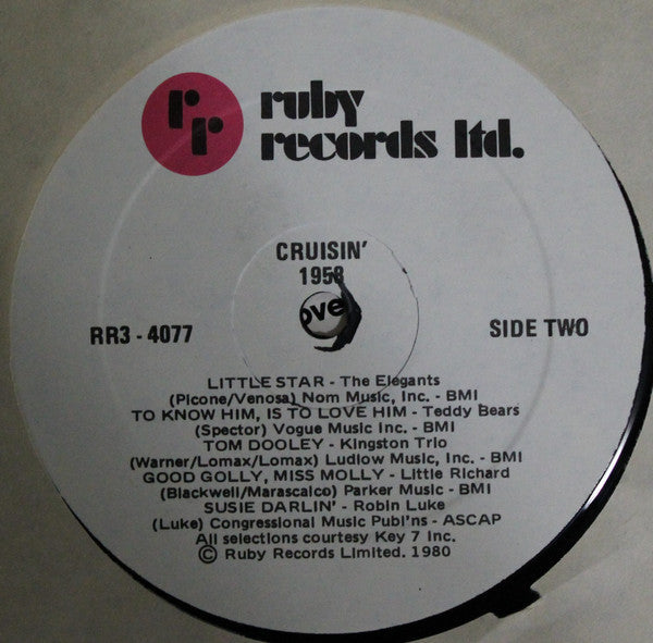 Various - Cruisin' 1958 - LP