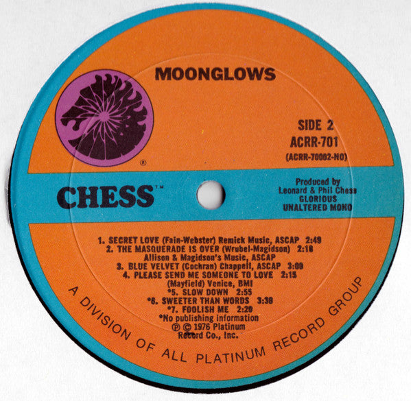 Moonglows* - Moonglows - LP