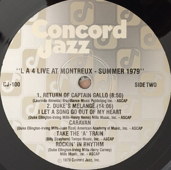 LA4 - Live At Montreux - LP