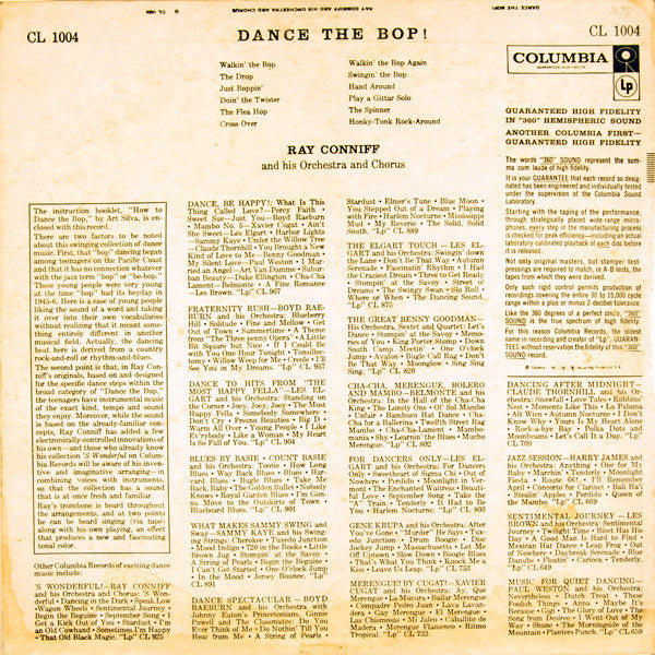 Ray Conniff And His Orchestra And Chorus* - Dance The Bop! - LP