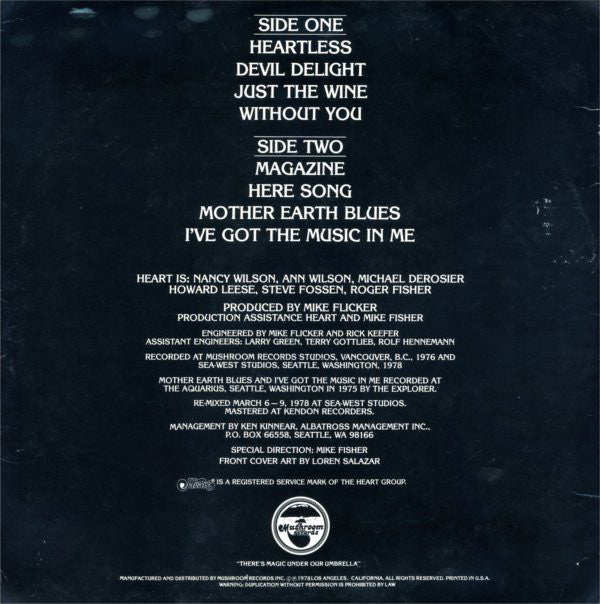 Heart - Magazine - LP