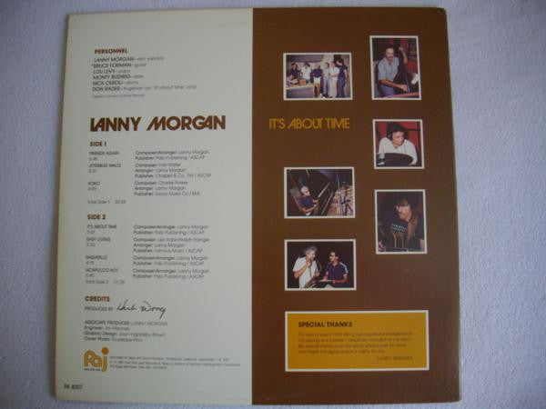 Lanny Morgan - It's About Time - LP