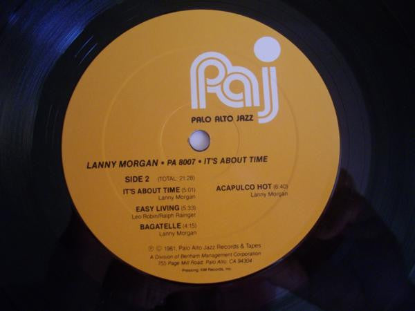 Lanny Morgan - It's About Time - LP