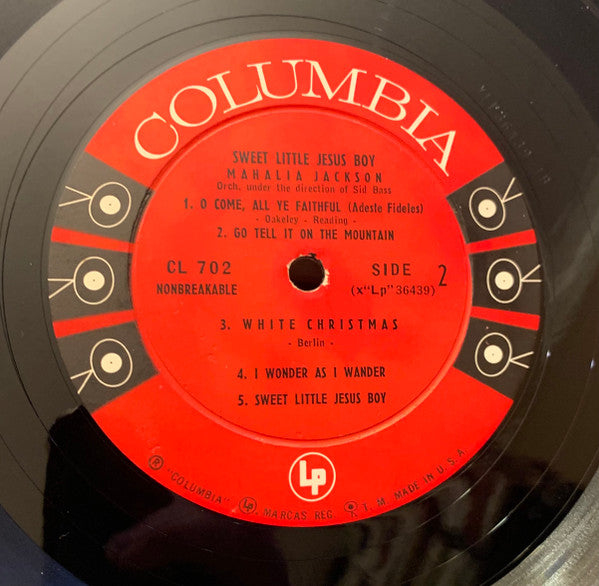 Mahalia Jackson - Sweet Little Jesus Boy - LP