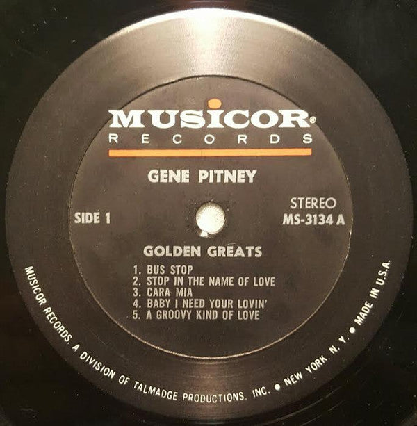 Gene Pitney - Golden Greats - LP