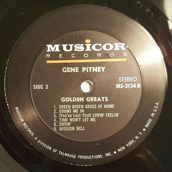 Gene Pitney - Golden Greats - LP