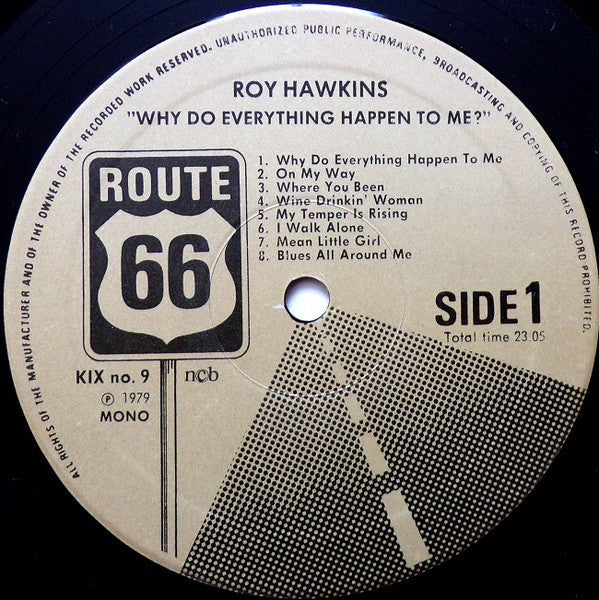Roy Hawkins - Why Do Everything Happen To Me - LP