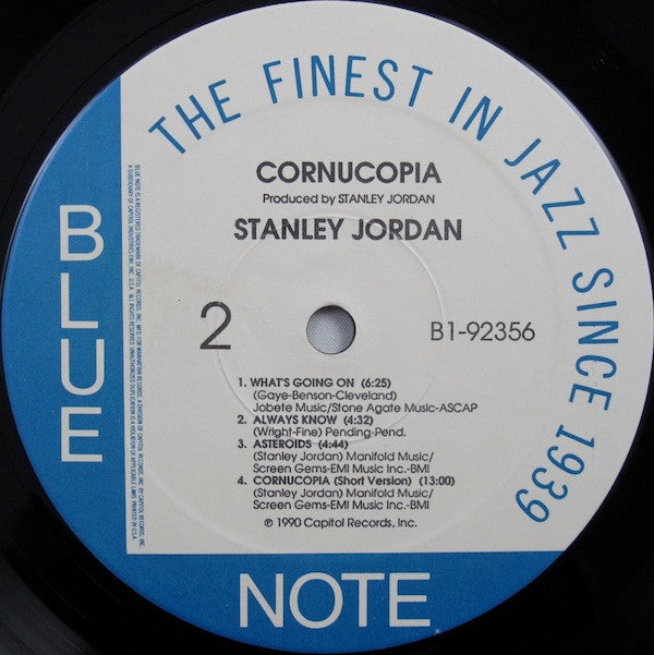 Stanley Jordan - Cornucopia - LP
