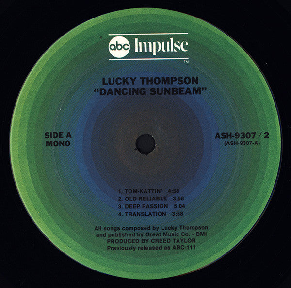 Lucky Thompson - Dancing Sunbeam - LP