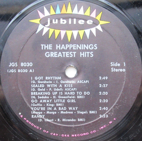 The Happenings - "Greatest Hits" - LP