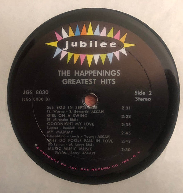 The Happenings - "Greatest Hits" - LP