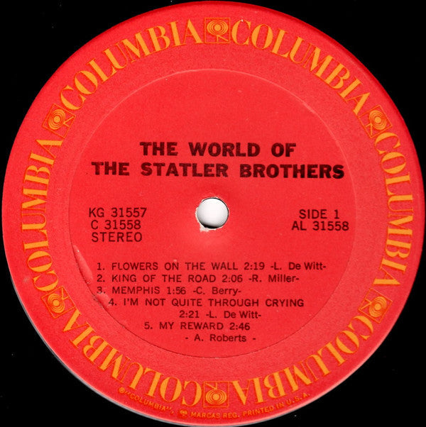 The Statler Brothers - The World Of The Statler Brothers - LP